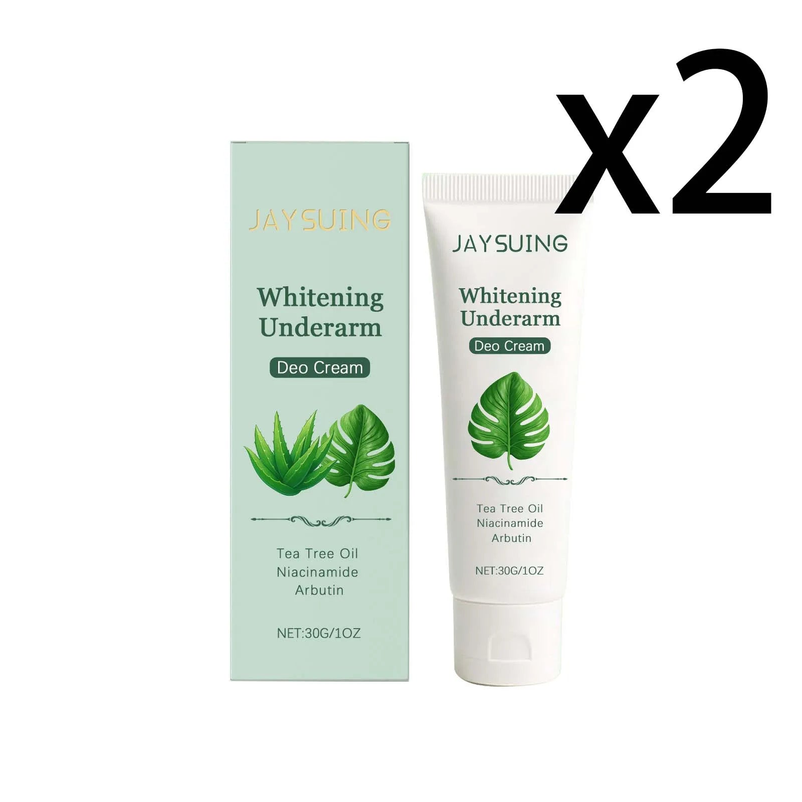 Nicotinamide Underarm Brightening Cream – Whitening & Moisturizing Underarm Brightening Cream Zpaxo 2x30g