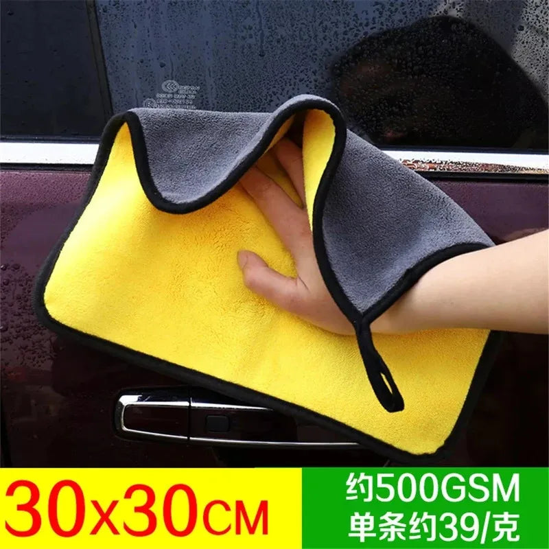 Microfiber Car Wash Towels – Absorbent Detailing Cloths Multipack