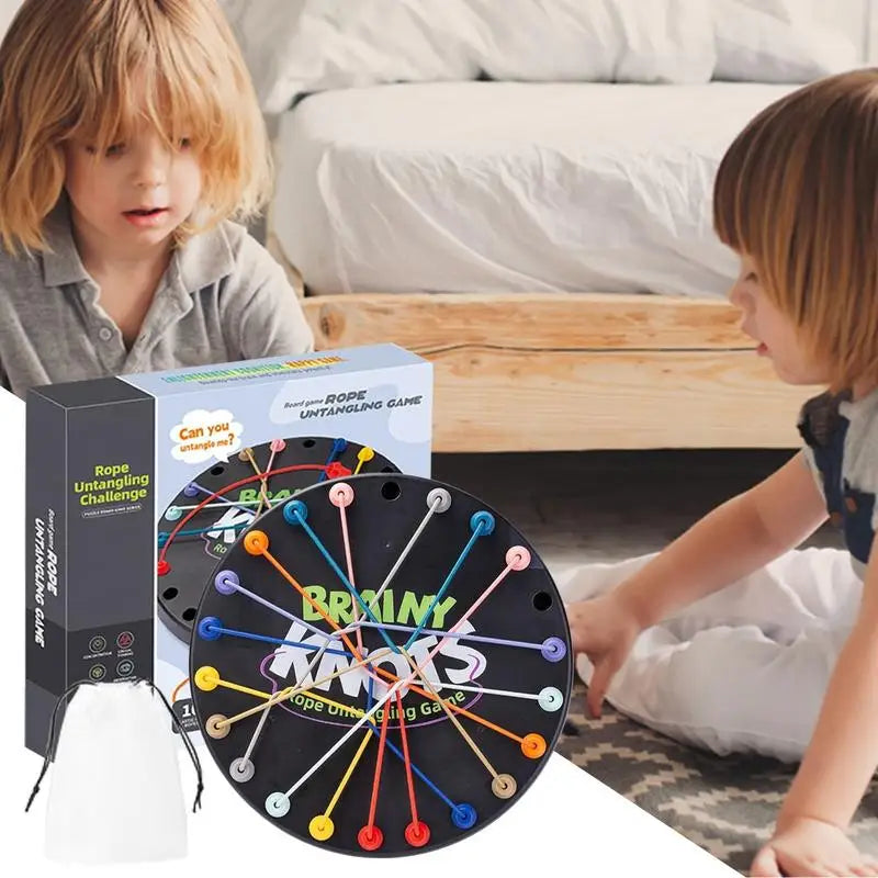 Rope Untying Challenge Educational Toys Kid Knots Sensory Social