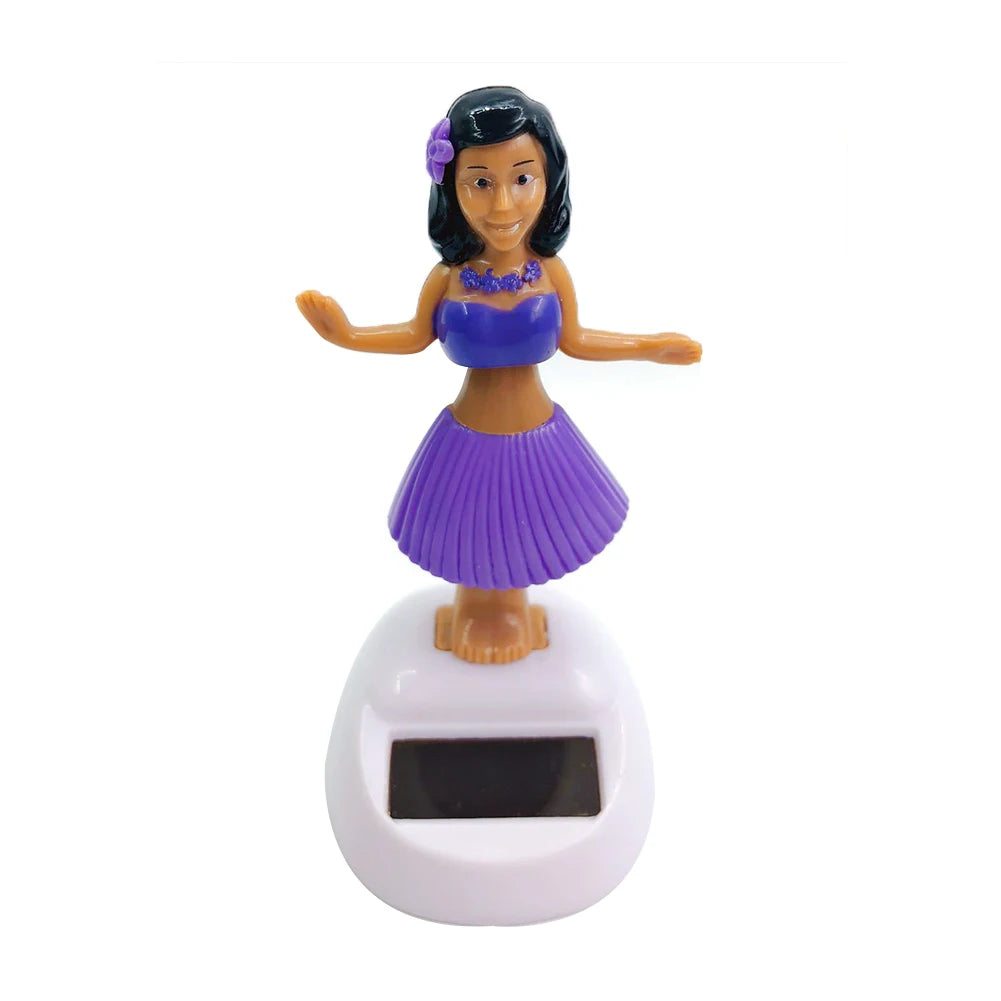 Solar Powered Dancing Toys Solar Powered Little Girl Dancer Toy Car Dashboard Decor Solar Powered Portable Solar Car Ornament Zpaxo white China Mainland