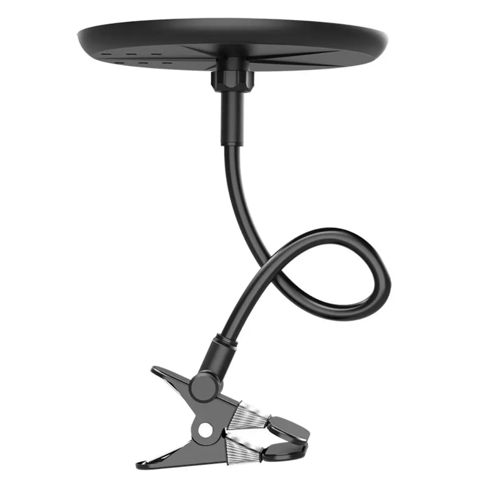 with Clamp Car Cup Holder Tray 360° Swivel Arm Rotatable Car Swivel Tray Adjustable Stretchable Car Tray Table Dining Table Zpaxo