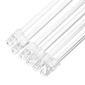 Curtain Accessories Transparent Rod Hooks Vertical Blinds Long Tilt