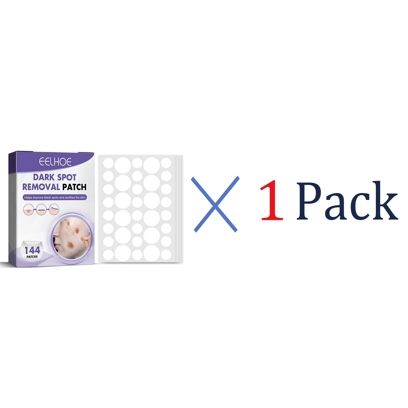 144Pcs EELHOE Hydrocolloid Face Removal Patch Niacinamide Vitamin C Smooth Skins Improve Cleansing Brightening Skin Shrink Zpaxo 144 Pcs