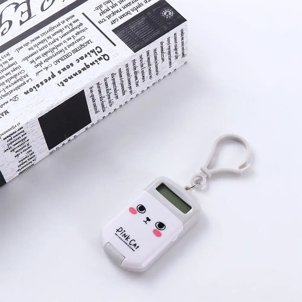 Battery 8 Digits Display Pocket Key Ring Student Supplies Stationery Zpaxo