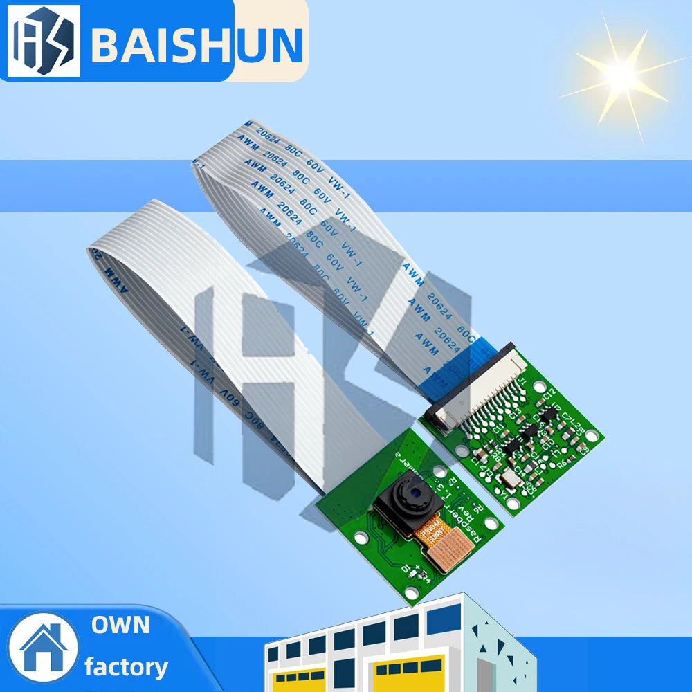 Raspberry Pi 3B+ 2B Camera Module Definition 5MP Sensor Supports Zpaxo