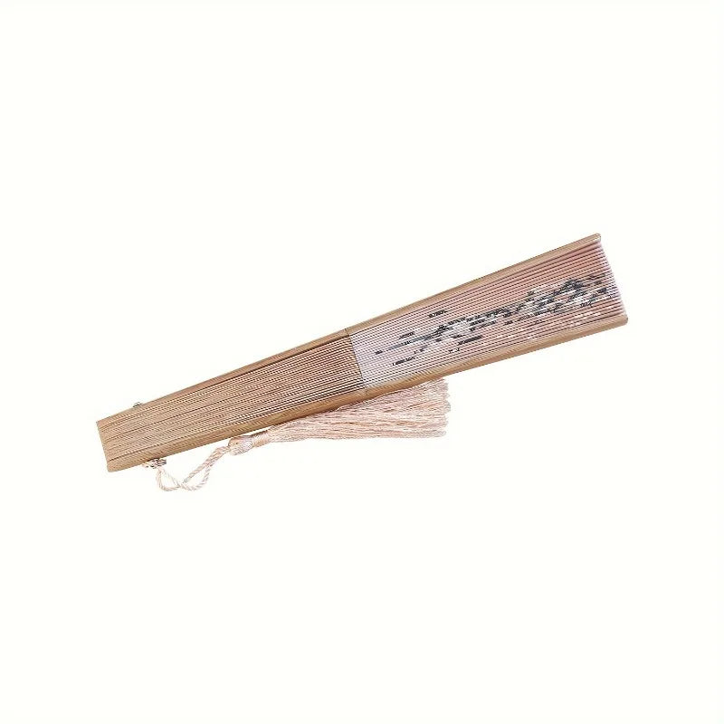 Folding Hand Fan Tassel Chinese Japanese Handheld Party Favor Supplies