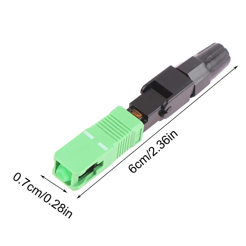 FTTH SC APC Single Mode UPC Fiber Optic Quick Connector Fast Field