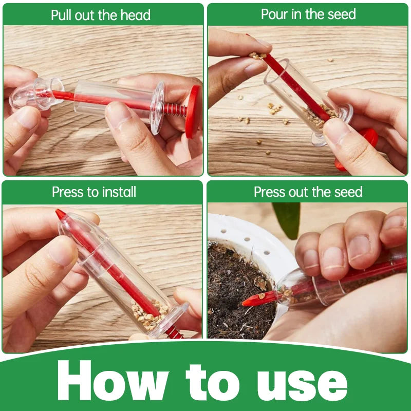 2-in-1 Mini Manual Precision Seeding Tool Essential Garden Planting