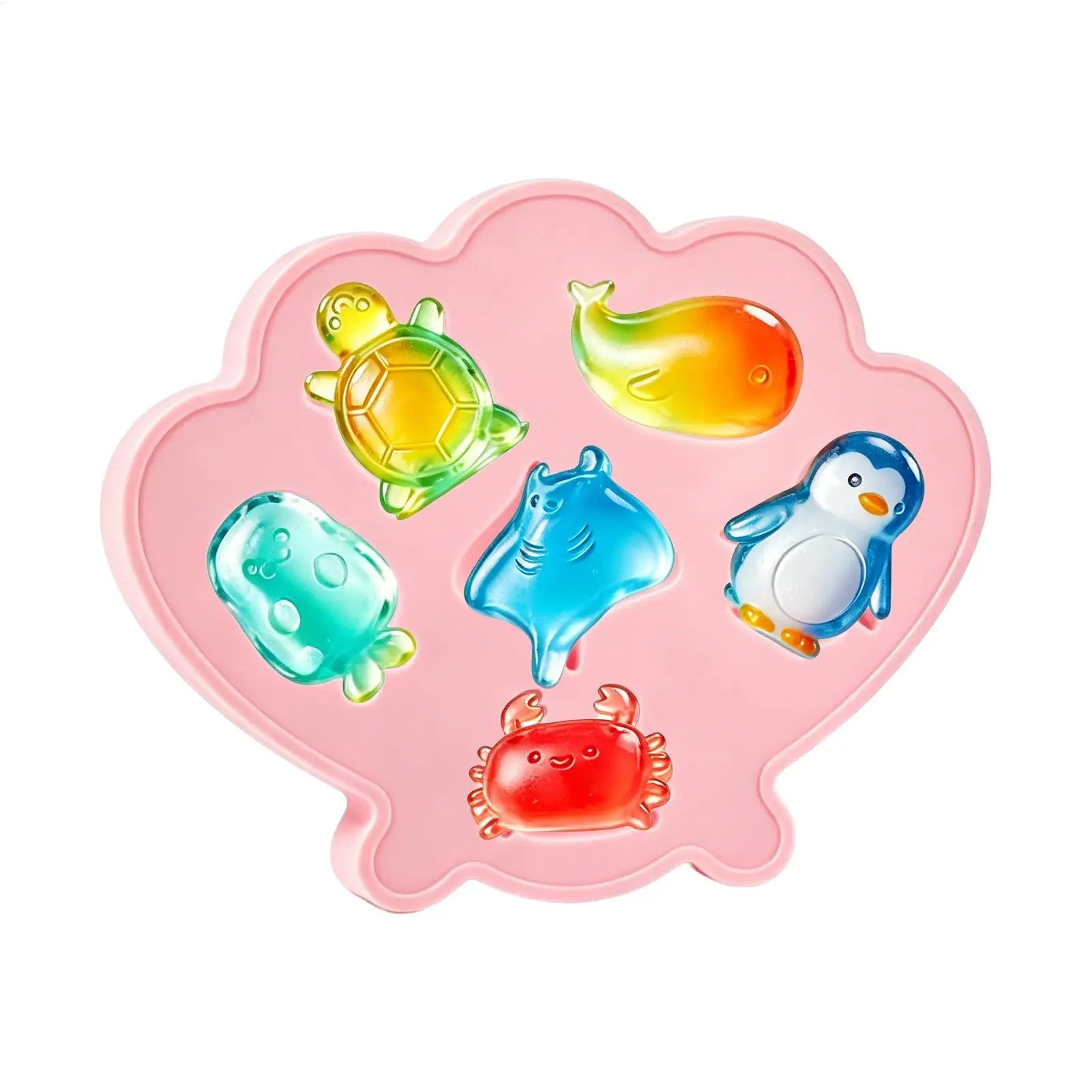 Ice Molds Cocktails DIY Easy Release Reusable Sea Animal Whiskey