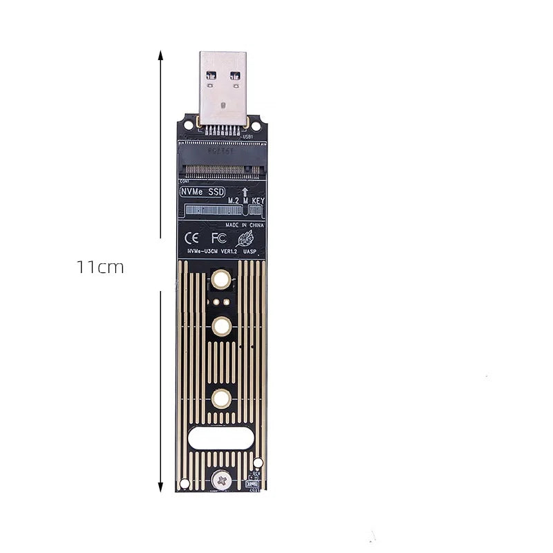 M.2 NVME SSD to USB 3.1 Adapter PCI-E to USB-A 3.0 Internal Converter Card JMS583 Chip 10Gbps USB3.1 Gen 2 for PCI-E/M.2 SSD Zpaxo