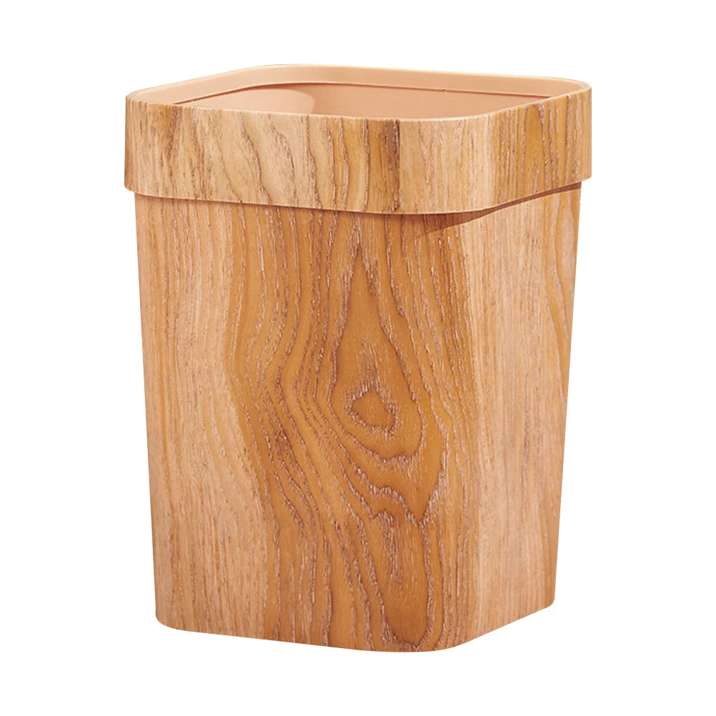 Wooden Garbage Container PP Material Multi-purpose Trash Can Home