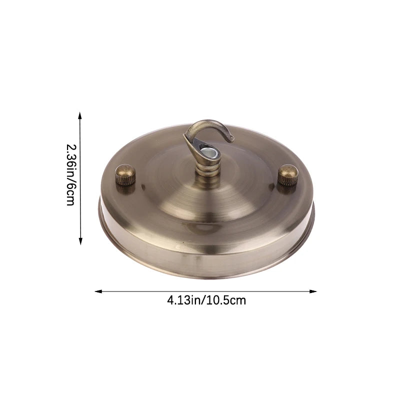 1Pc Lamp Part Ceiling Plate Holder Fitting Wall Hook Light Living Room Pendant Plate 10.5*6cm Household DIY Chandelier Decor Zpaxo