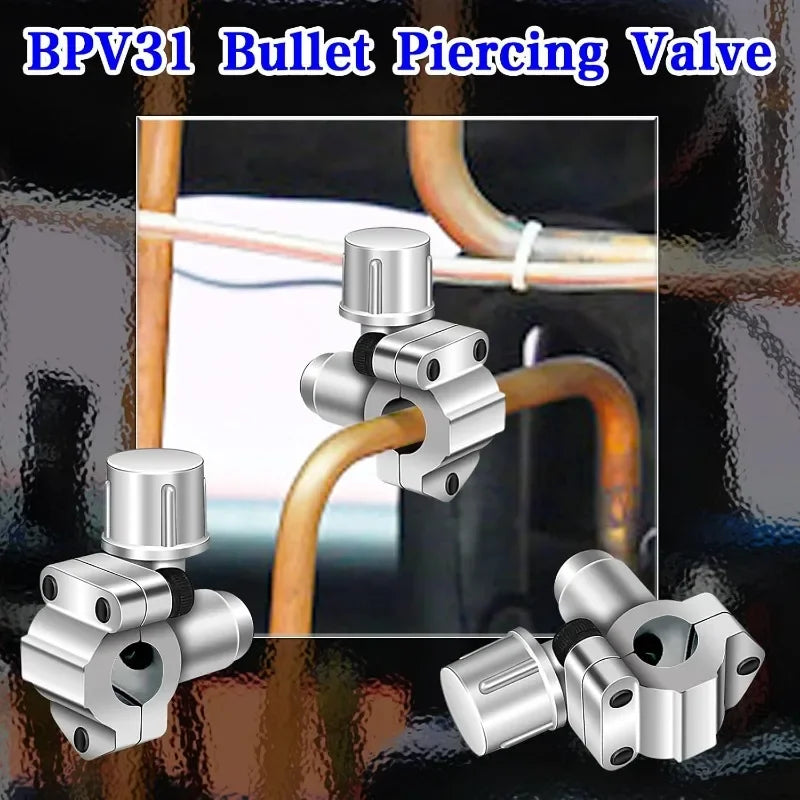 BPV-31 Cartridge Piercing Valve – 3-in-1 HVAC Line Tap
