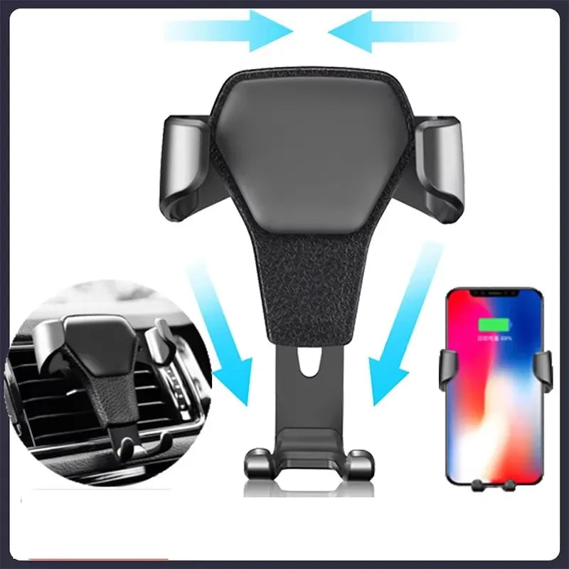 Universal Gravity Car Air Vent Phone Mount Holder | 4.7–6.5"