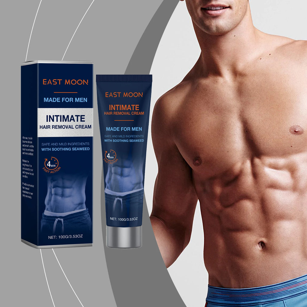 Men Hair Removal Cream Non-Irritating Whole Body Beard Depilatory Moisturizing Nourishing Skin Care for Smooth Comfortable Zpaxo