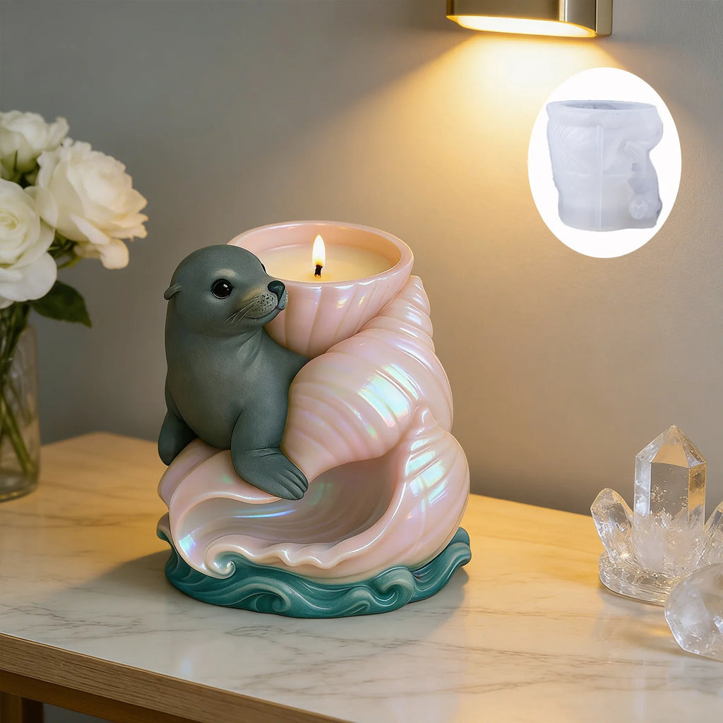 Conch Shell Silicone Mold – DIY Cement, Resin & Gypsum Crafts