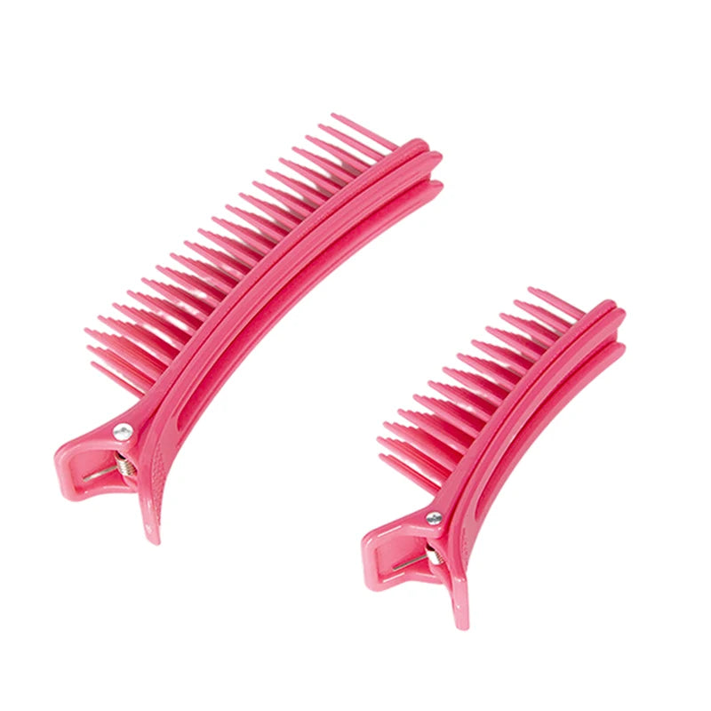 Professional Hair Grip Clamps Salon Hair Section Cutting Clips Comb Barber Dyeing Perm Hair Pins Home DIY Barrette Hair Styling Zpaxo
