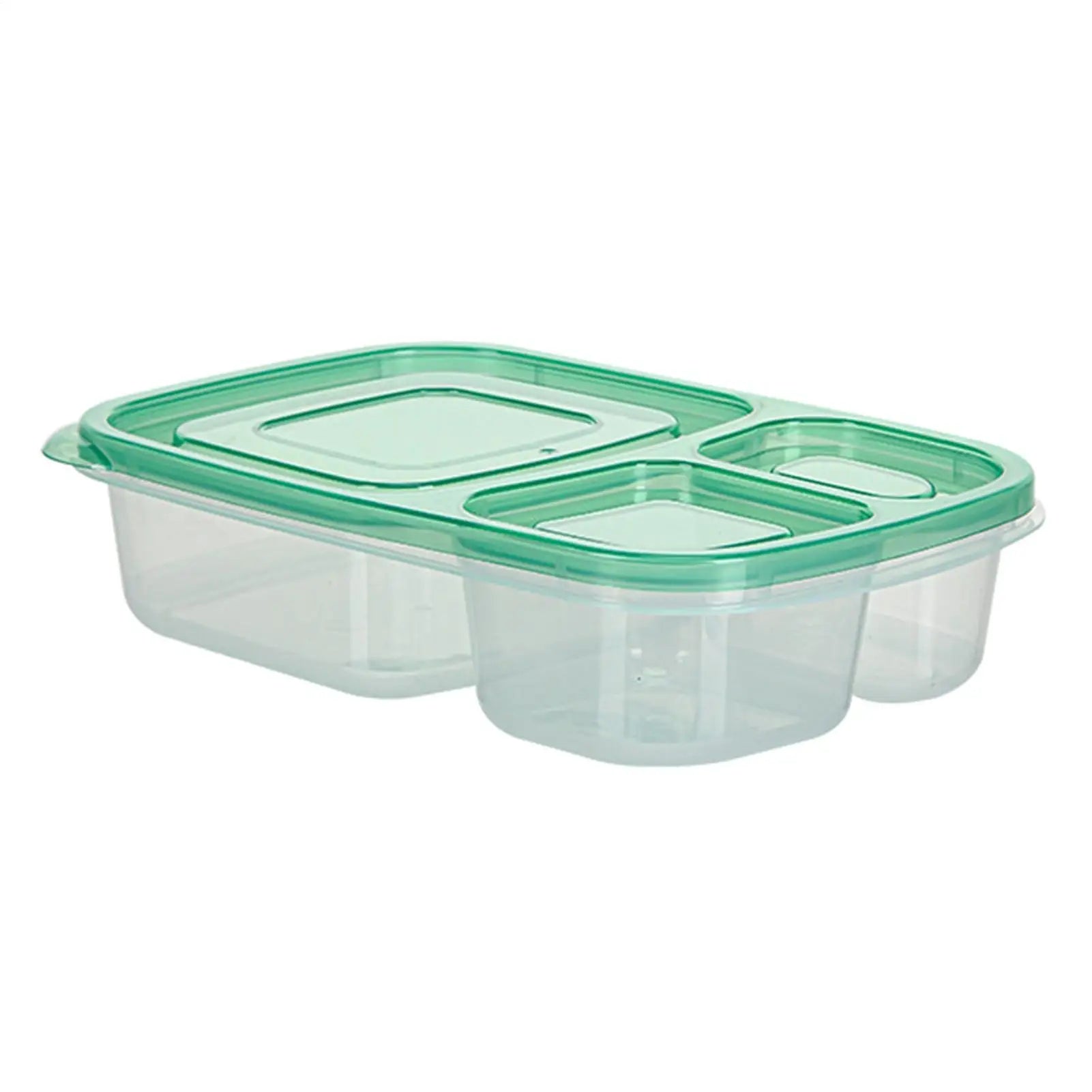 Food Prep Containers 3-Compartment Meal Storage Box School Container