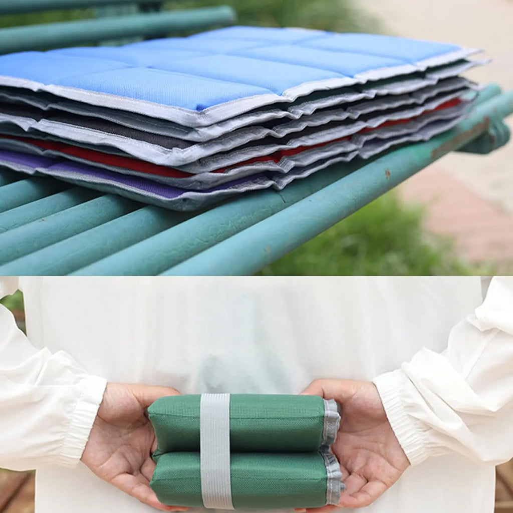 2-Pack Foldable Waterproof Picnic Cushions – Camping Seat Pads