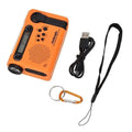 Portable AM FM SW Solar Hand Crank Radio Weather Emergency 1 2000mAh