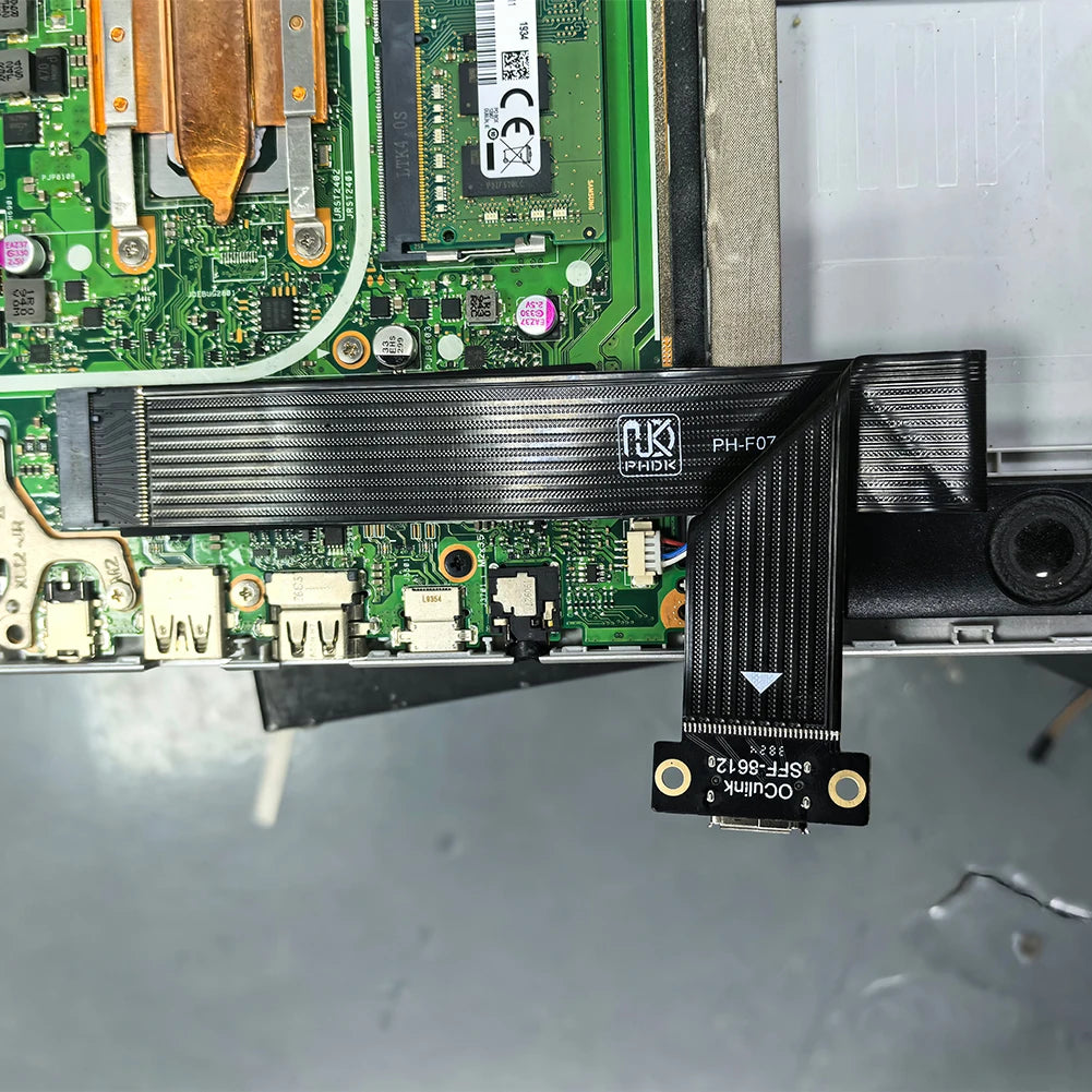 M 2 Oculink Adapter Cable Laptop External Graphics Card Extension