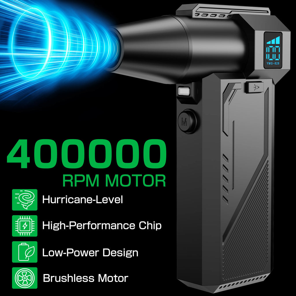 2025 Cleaning Blower Tool Speed Violent Fan Type-c Charging Powerful