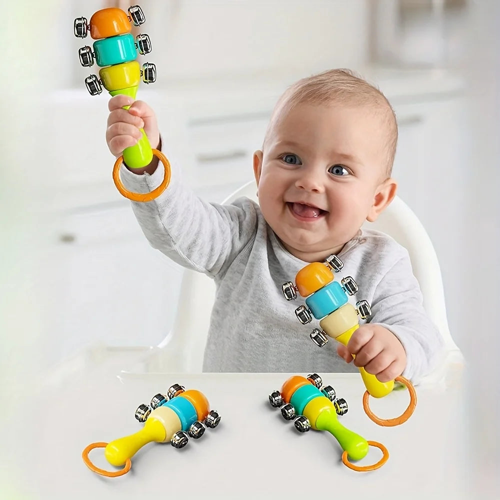 Hand-cranked Bell Games Children Made ABS Material Designed Enhance