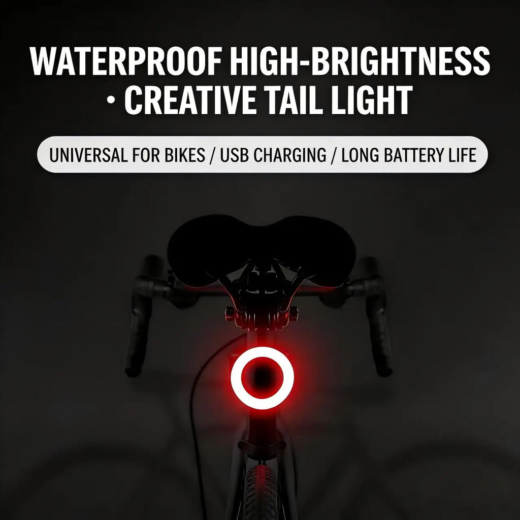 Bicycle Taillight USB Rechargeable Multi Lighting Modes Led Bike Seatpost Light Flash Tail Rear Lights for Mtb Bike Accesseries Zpaxo