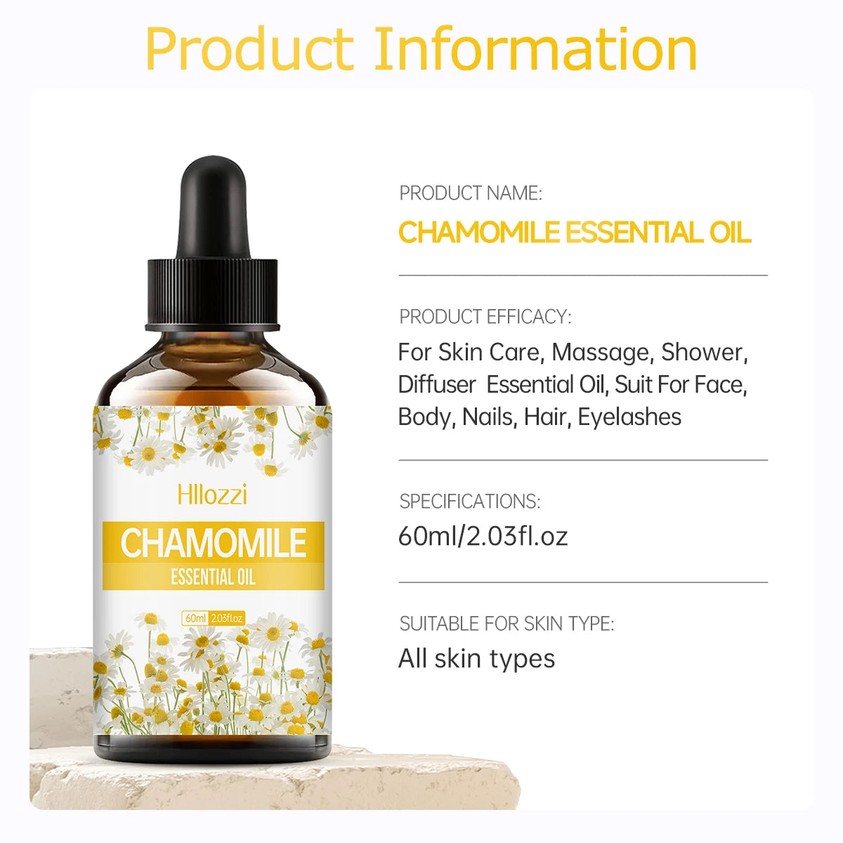 100ml chamomile essential oil pure essential oil plant essential oil multifunctional essential oil aromatherapy machine Zpaxo