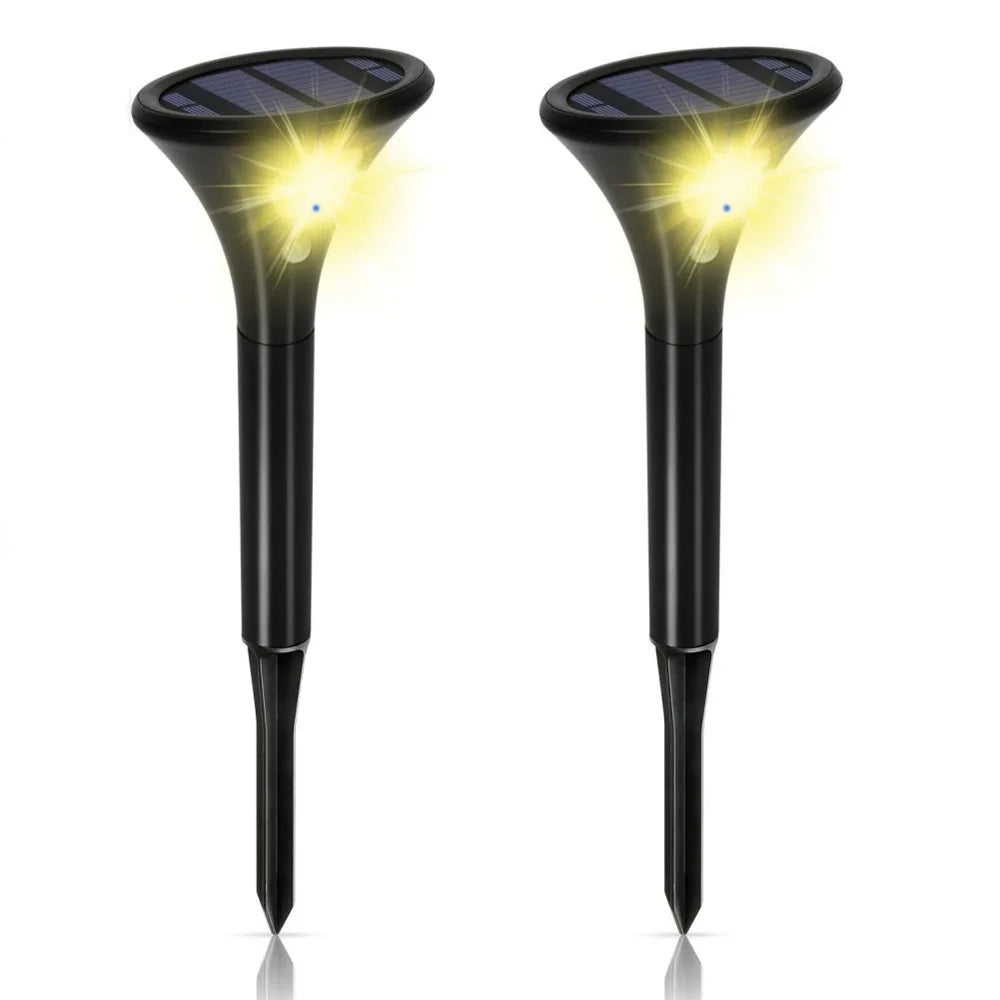 Solar Light Outdoor RGB Waterproof Ground Lamp Path Lights Motion Zpaxo 2PCS- Warm White China Mainland