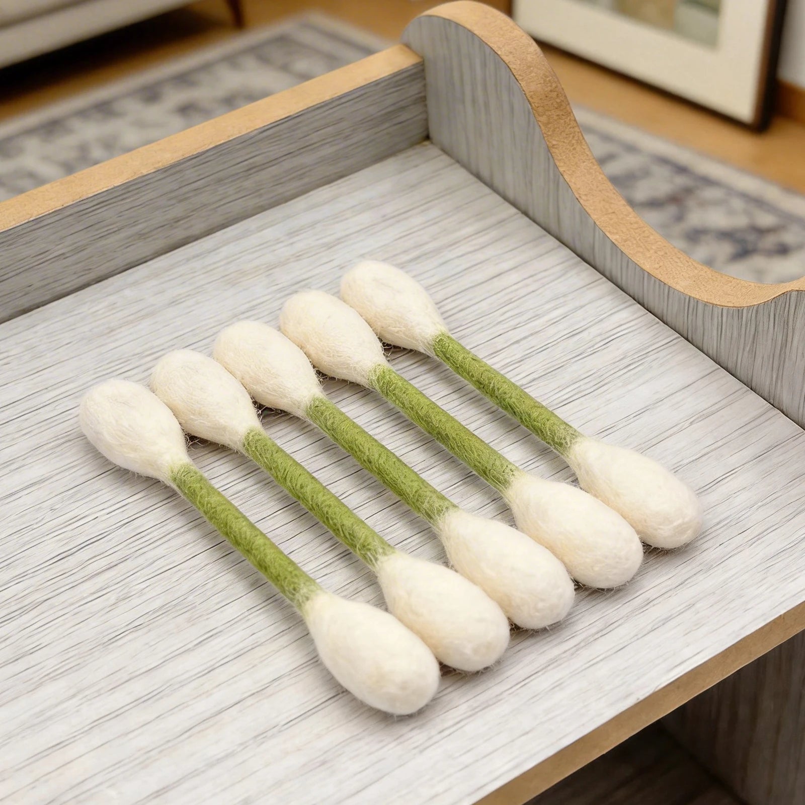 Creative Large Cotton Swab Shaped Catnip Toy 6-pcs Giant Kitten
