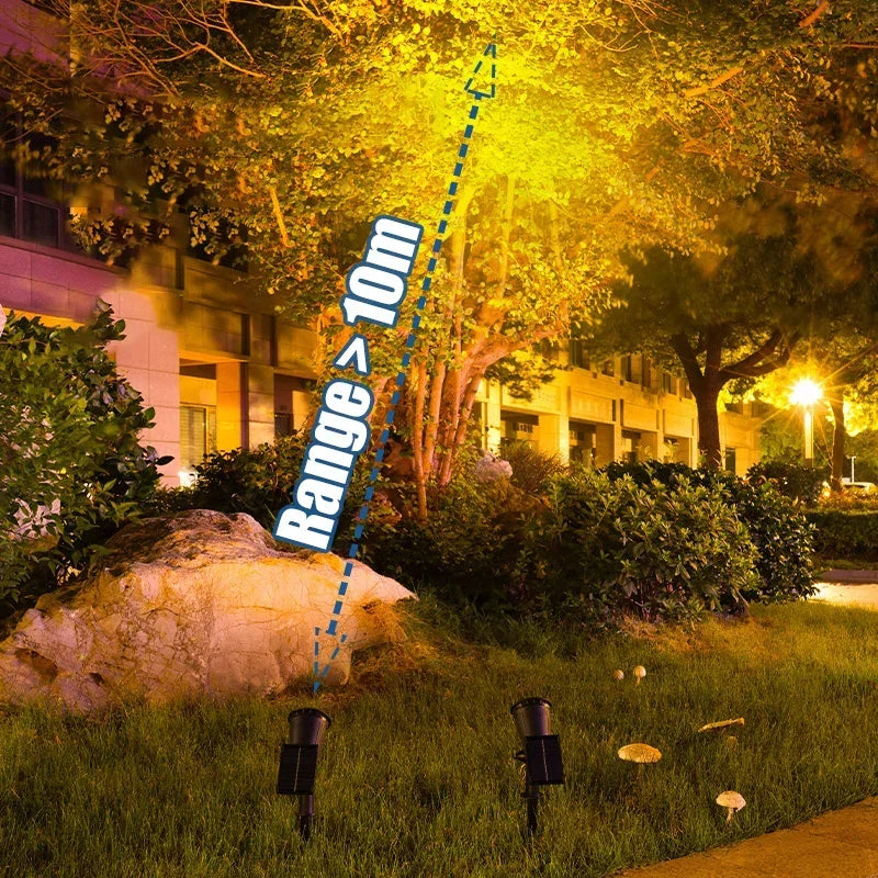 Solar 9 LED Ground Lights Outdoor IP65 Waterproof Brightness Zpaxo