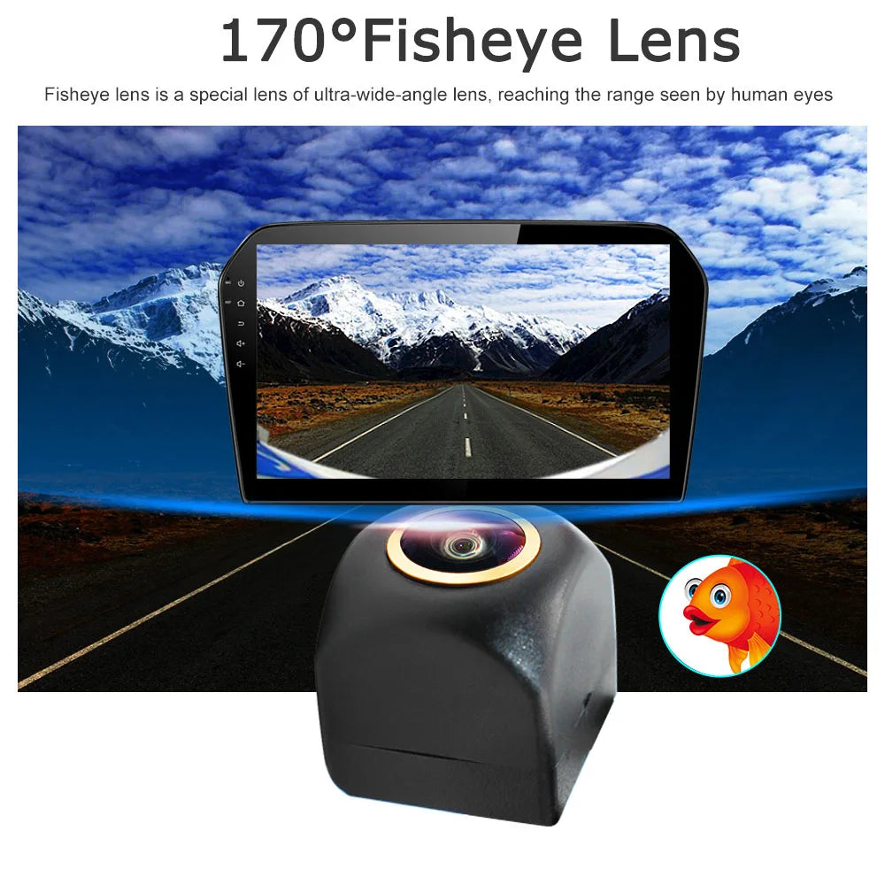 AHD 1080P Fisheye CCD CVBS Waterproof 170 Wide View Angle Rear Back