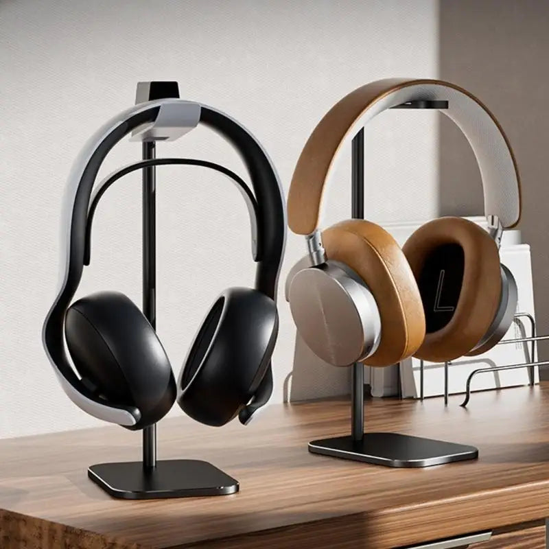 652F Aluminium Headphone Stand Holder Space Saving Gaming Headset Stand Rack Desktop Organizers For Pulse Zpaxo