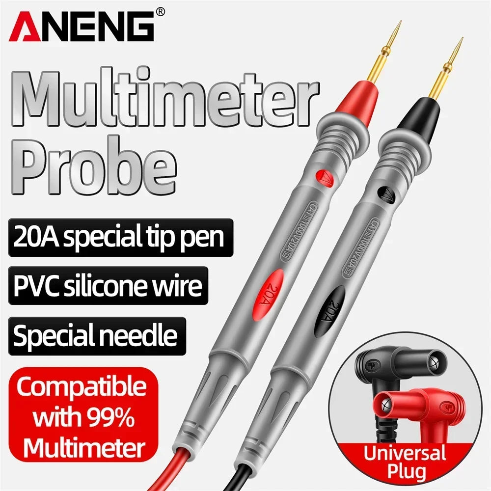 ANENG PT1031 Digital Multimeter Probe Test Leads 20A 1000V Pin Needle