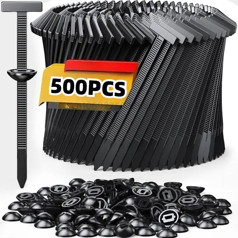 Heavy Duty Zip Ties with Buckles Self Locking Cable Ties Nylon Cable Tie Replaceable Fixed Fasteners Car Repair Fastening Straps Zpaxo