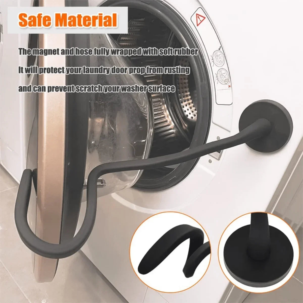 Magnetic Washer Door Prop Stabilizer 2-Pack – Front Load Washer Washer Door Prop Zpaxo