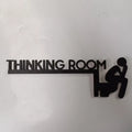 Thinking Room Bathroom Sign over Door Thinking Room Fun Wood Toilet Door Sign Unique Thinking Room Fun Toilet Door Sign Funny Zpaxo Default Title