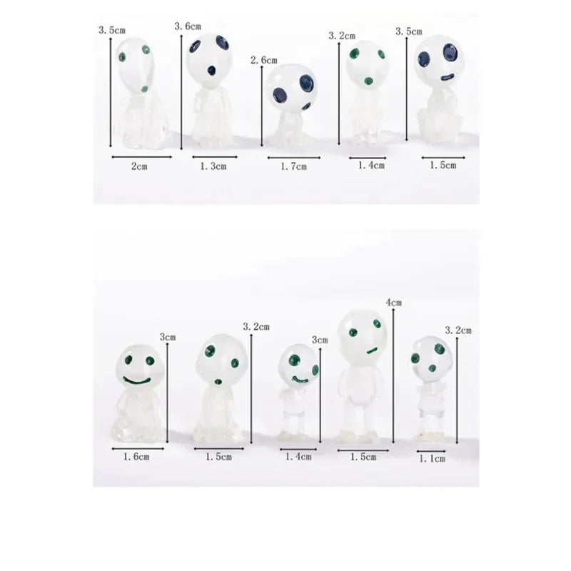 Luminous Ghost Micro Landscape Accessories Outdoor Miniature Decor