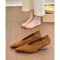 Pointed 1 Slip-on Women's Shoes Elegant Heels Daily Slim Fit Dress
