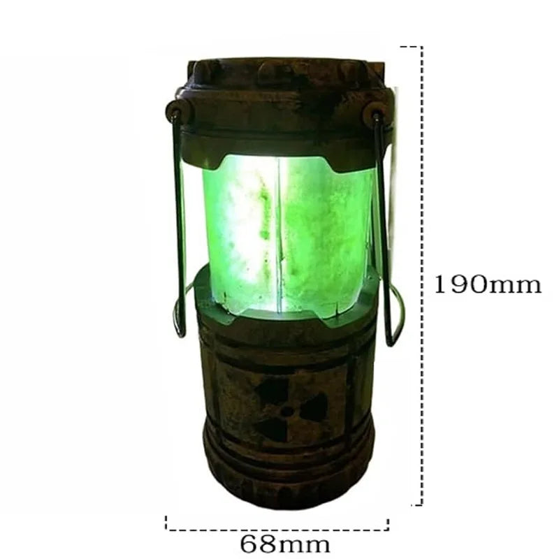Festive Atmosphere Decoration Creative Resin Crafts Simulation Nuclear Reactor Image Night Lighting Hand-held Lamp Birthday Gift Zpaxo green light