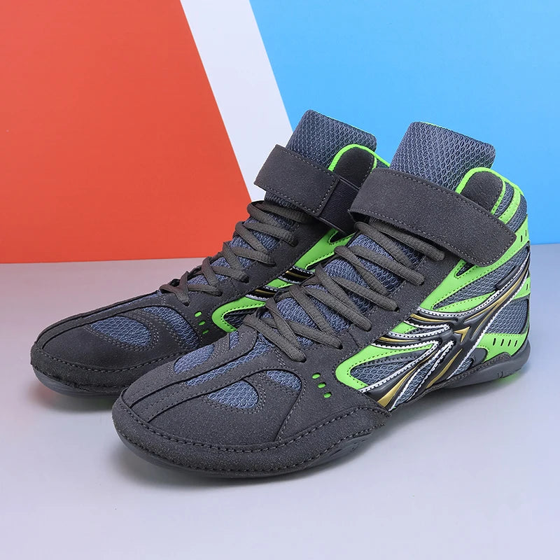 Lexsan Training Wrestling Shoes Men Female Fitness Boxing Mesh Zpaxo 9077 1 38