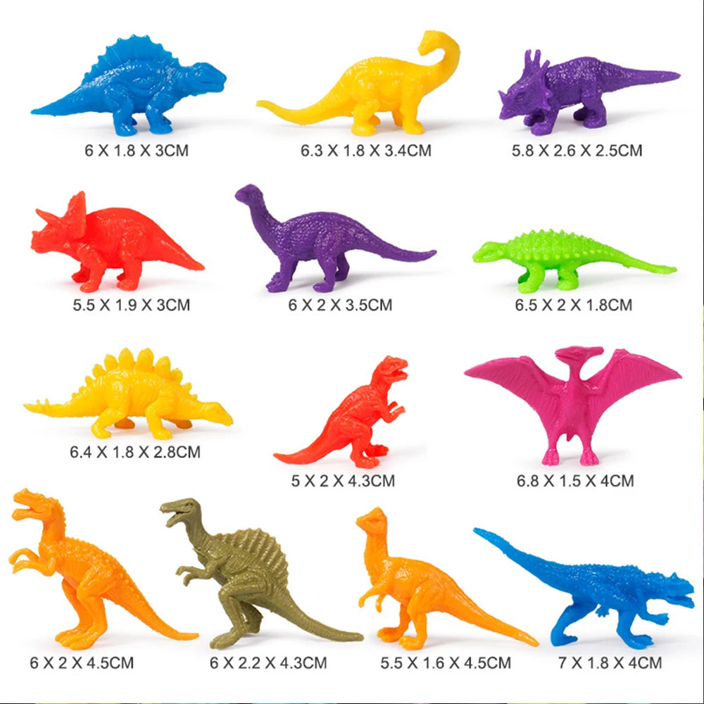10/20/50Pcs Dinosaur Toys for Kids Realistic Dinosaur Figures Birthday Christmas Gifts Party Favors Random Style Zpaxo