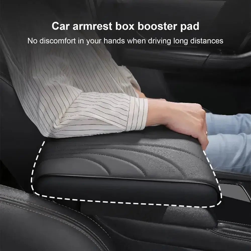 Thick Car Armrest Mat Comfortable Soft Center Console Cover Anti-slip Zpaxo