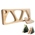 Riceball Mold Classic Wooden Non Stick Sushi Press Triangular Rice Ball Sushi Mold for Home Picnic Lunch DIY Meal Prep Zpaxo B CN