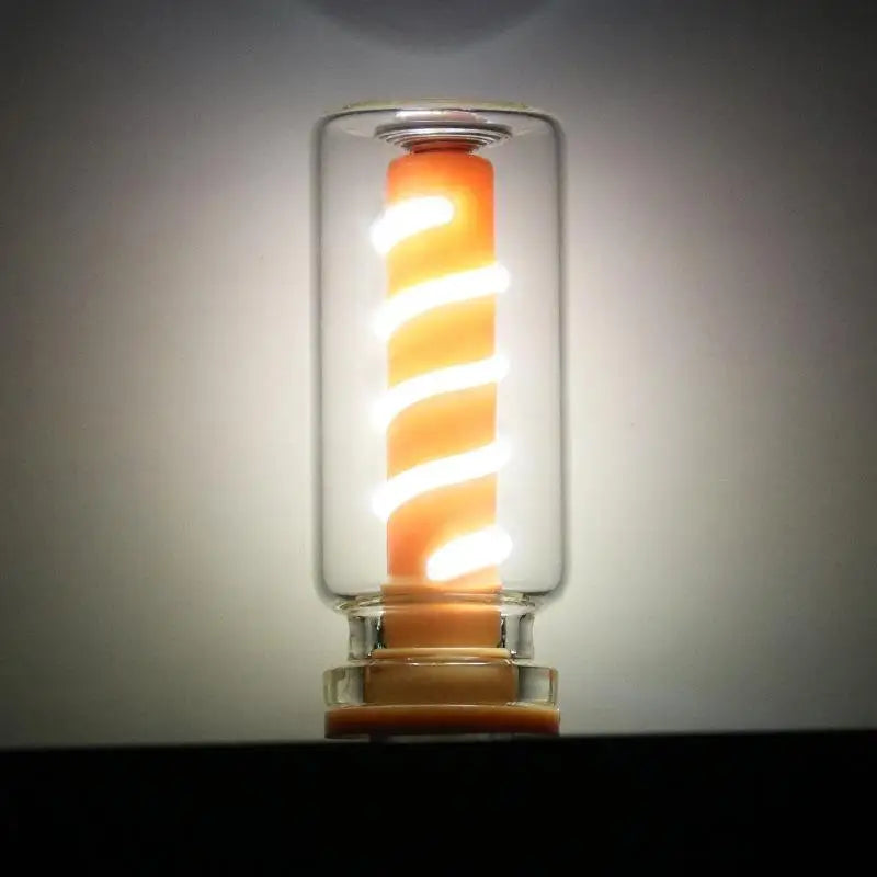 For Daily Lighting Bulb Atmosphere Lamp LED Spiral Filament Light Handmade DIY Camping Light LED Flexible Retro USB Light Bulb Zpaxo White