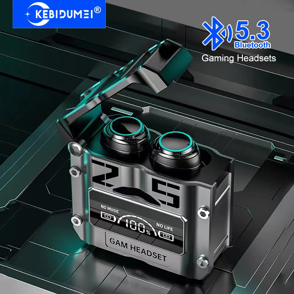 KEBIDUMEI Bluetooth 5 3 Headsets Wireless Earphones Low Latency