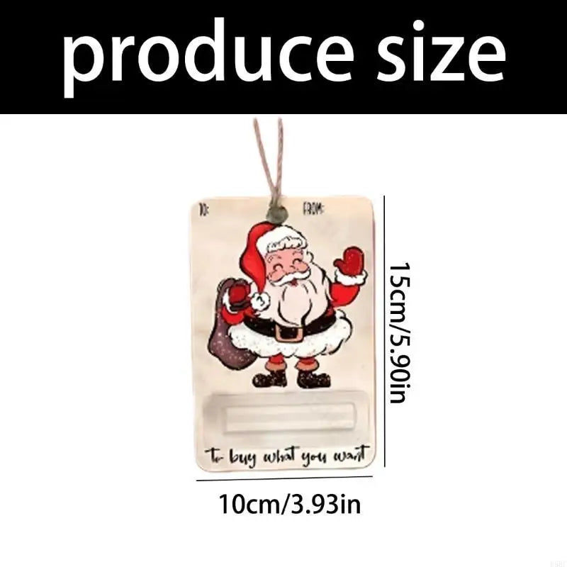 Foldable Christmas Tree Money Holders Recycled Paper Decoration Space