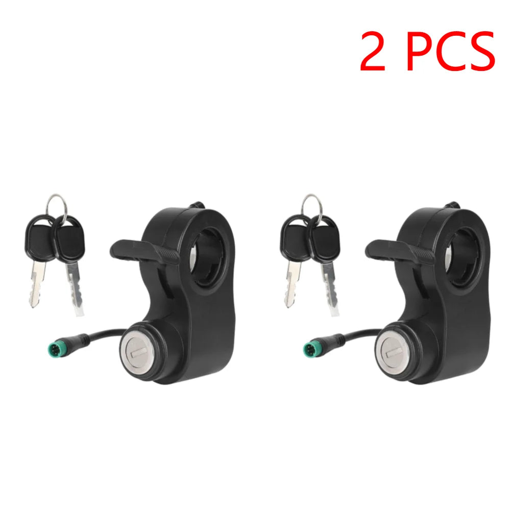 3- E-scooter Ignition Lock Keys Power Key Throttle Accelerator Zpaxo 2 PCS