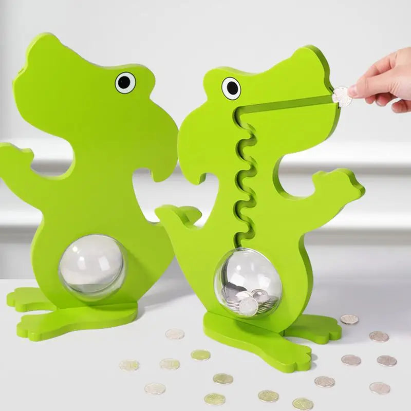 Dinosaur Shaped Piggy Bank Coin Money Saving Box Cute Boxes Home